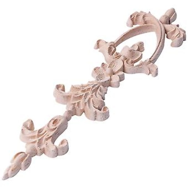 1x Snidad Er Onlay Applikation Obehandlad Ram Dekal Hem R 25x6cm