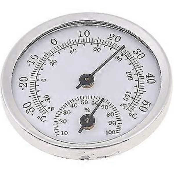 Väggmonterad Temperatur- och Luftfuktighetsmätare Termometer & Hygrometer Meteorologiska Instrument Temperatur- och Luftfuktighetstestare För Bastu Hushåll -z