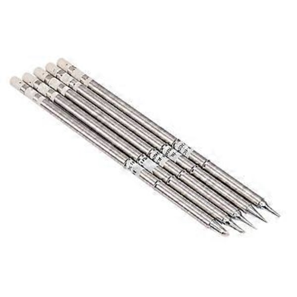 5 stk./parti loddeboltspisser for T12-håndtak DIY-sett LED-vibrasjonsbryter temperaturkontroller FX951 FX-952
