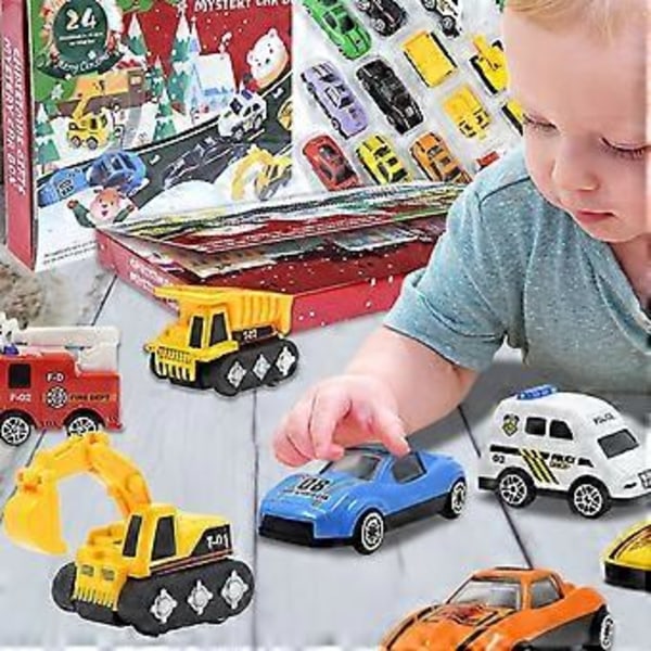 Joulun Adventtikalenteri 24 Eri Ajoneuvon Rakennuspalikkasarjalla Lapsille, Joululoman Perheaktiviteetti