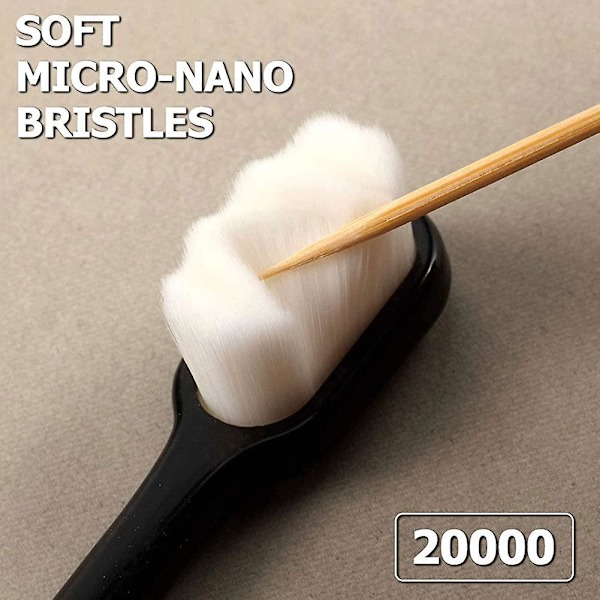 20 000 Borst Tandborste Extra Mjuk Mikro-nano Manuell Tandborste För Sköra Tandkött Vuxen Present