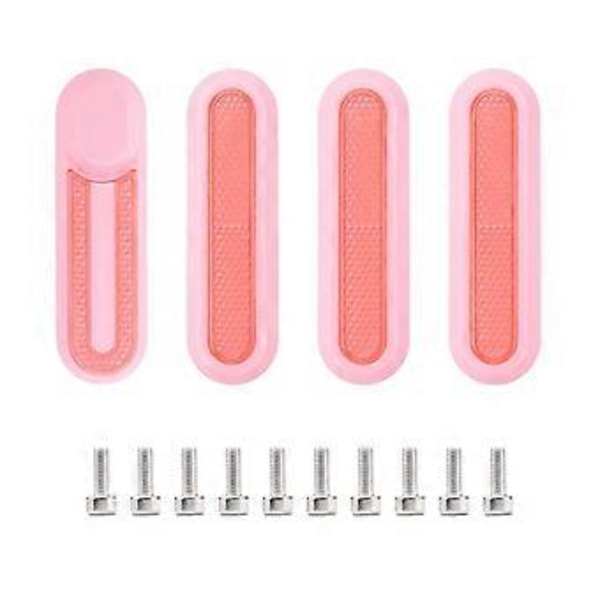 Hjulskydd Reflekterande Dekaler för M365/Pro/Pro 2/1S/3 Elscooter Tillbehör Rosa