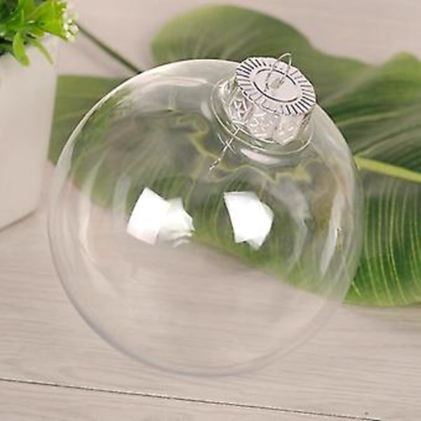 Transparent Klar DIY Hängande Boll Prydnadssaker Råttor F