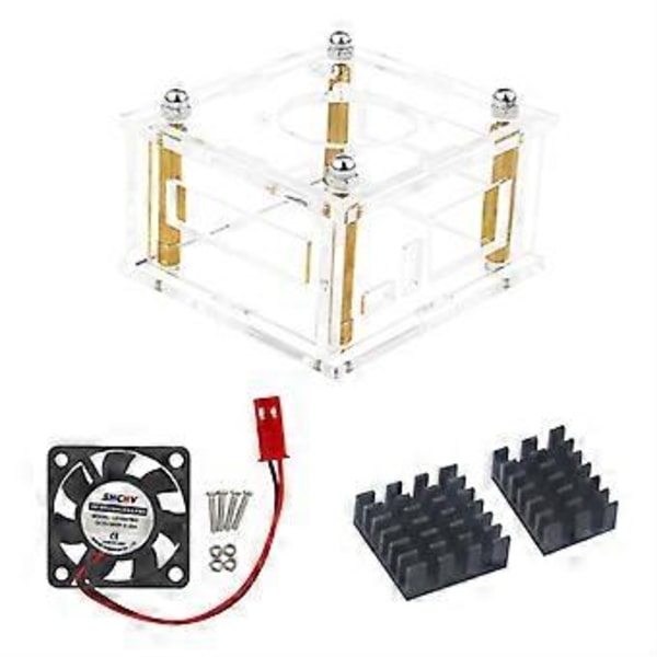 Kapslingsbox Akrylfodral för Orange Pi Zero3 Utvecklingskortskapslingar