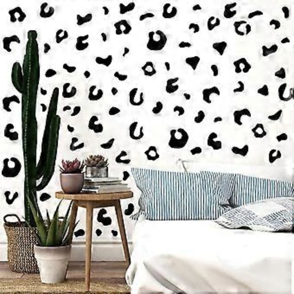 10 Ark Polka Dot Stickers Oregelbundna Polka Dot Väggdekaler Hem Barnkammare Väggkonst Skala och Fäst Väggdekor