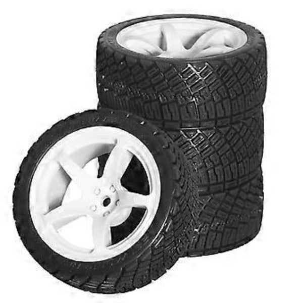 4kpl 68mm 1/10 RC Kilpa-auton Renkaat Maantieajoon Touring Drift-auton Renkaat Vanteet -TT01 TT02 XV01 XV02 TA06 W181