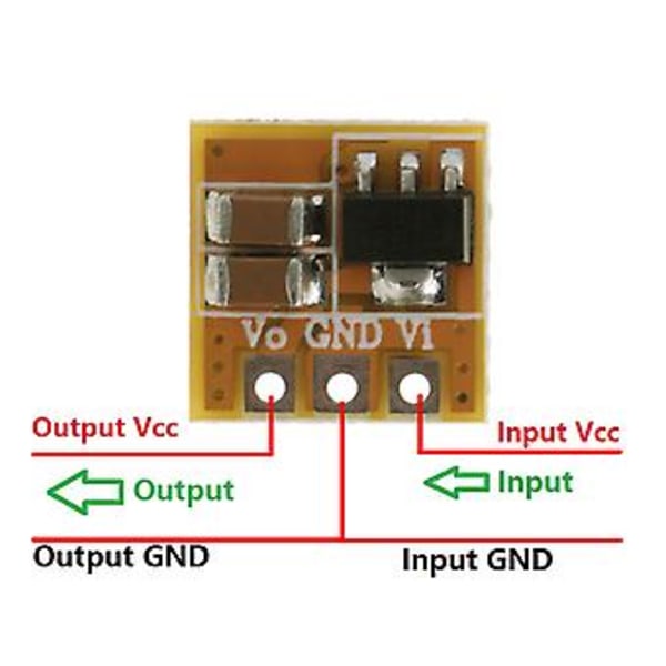 3.3v 5v For Dc For Dc Boost Converter Step-up Spenningsregulator Strømforsyningsmodul