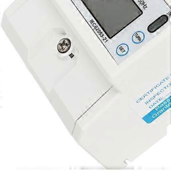 Digital Energimätare Enfas Elektrisk LCD Kwh Wattmätare Strömförbrukningstestare 4P RS485 Din-skena 1560A DC220V