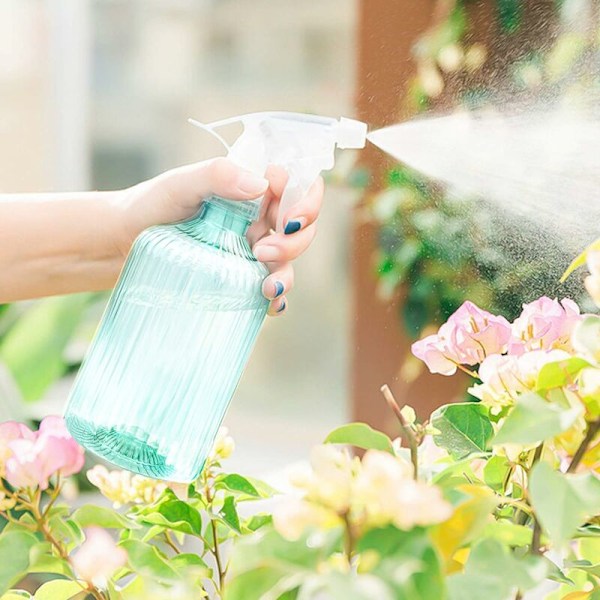 2 kpl 500 ml tyhjä suihkepullo, suihkepullot suihkepurkit muovi tyhjä suihkepullo suihkepurkit läpinäkyvä tyhjä suihkepullo, kampaamiseen
