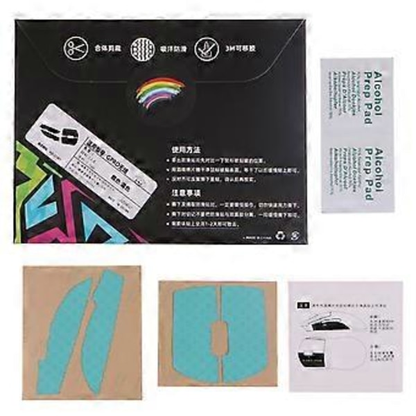 HZ-L Musehud Muse Anti-slip Tape Museskøjter Side Sticker til GPro Wireless GPRO Mus Fugtabsorberende