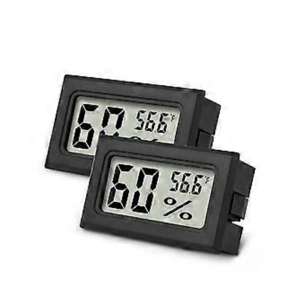 5 stk. Miniature Digital Hygrometer Termometer, Indendørs Fugtighedsmåler, Temperatur Hygrometer