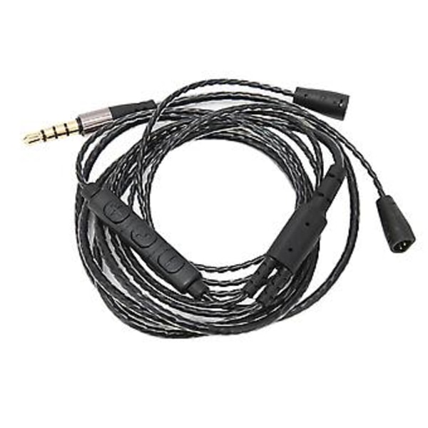 OFC Hovedtelefon o Ledningsudskiftning o Kabel med Volumenkontrol og Mikrofonfunktion til IE 8 IE 80