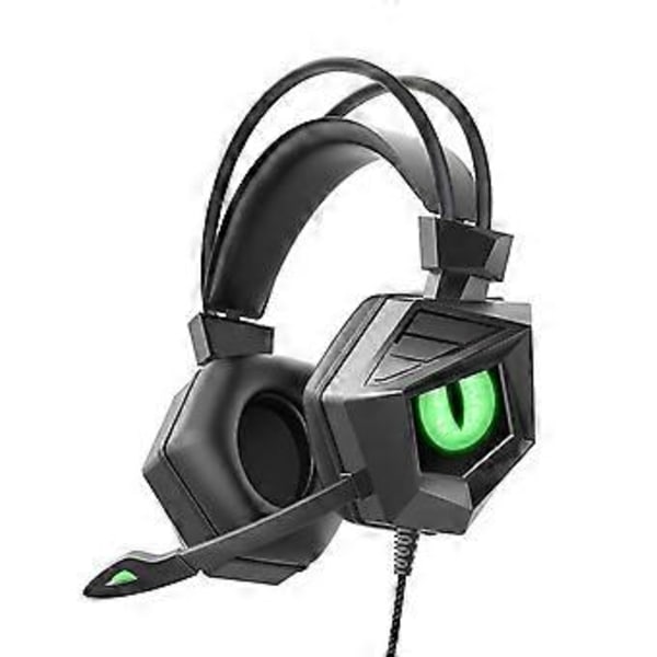 Trådbundet Gaming Headset med Mikrofon för Switch PC Dator Laptop Hörlurar D