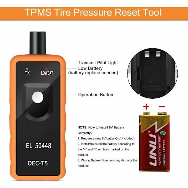 TPMS-oppimissysteemin rengasventtiilin aktivaattori OPEL GM TPMS:lle, uusi työkalu auton rengaspaineen valvontatunnistimelle