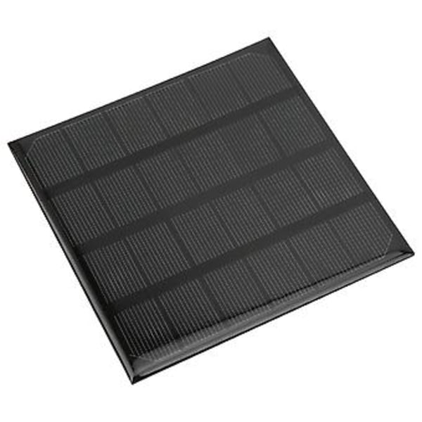 Solcellepaneler, 2W 6V Mini Monokrystallinsk Silisium Solcellepanel Bærbart Solcellepanel Praktisk Bruk