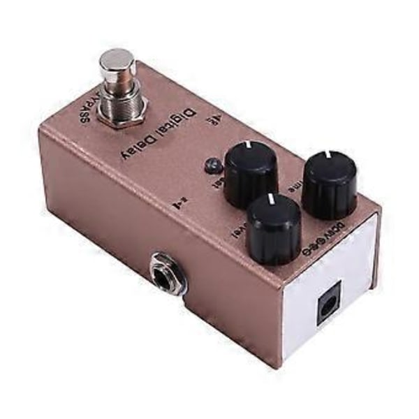 Mini Elektrisk Gitarr Effektpedal Digital Delay för Elgitarr