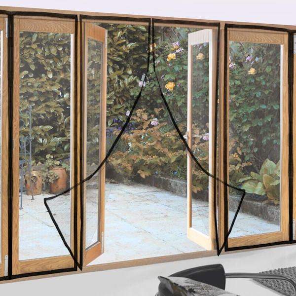Magnetisk myggnetting for dør 75 x 215 cm