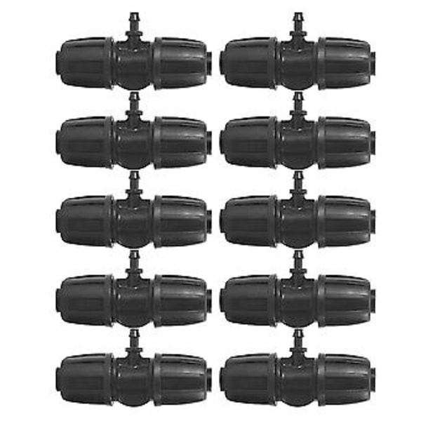 Slangekobling, 10 stk. 16 mm til 4/7 Havekobling Barb Connector Brancheførende standarder