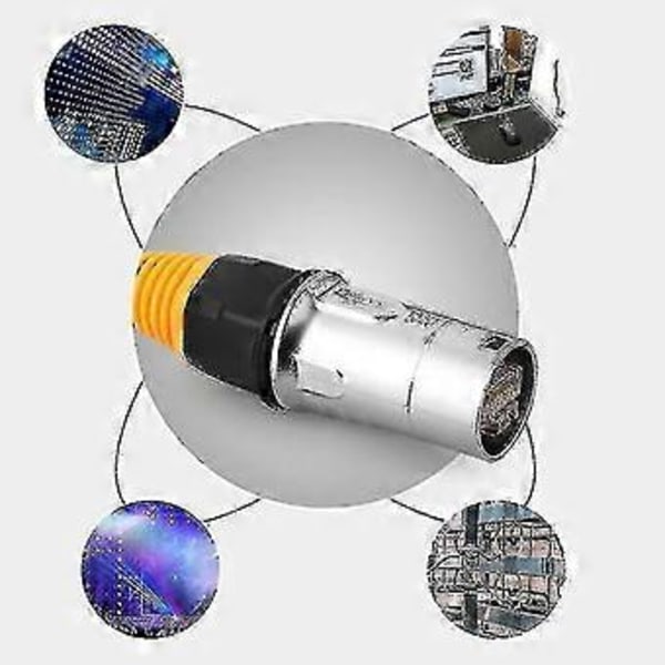 IP67 Nettverk RJ45 Vanntette Kontakter / Ethernet RJ45 Vanntett
