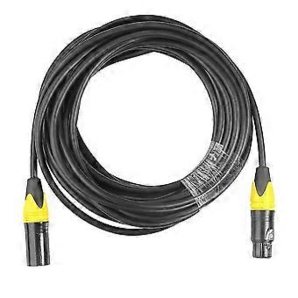 Xlr-kaapeli Fe O -signaalikaapeliin Huono Xlr Karon -mikrofoni 3-nastainen Xlr-kaapeli 3m Keltainen