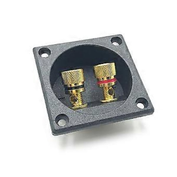 Wp2-27 2-vägs DIY Hem Bil Stereo Skruv Kopplingsplintar Subwoofer Kontakter Två-positions Kopplingsklämma Högtalartillbehör