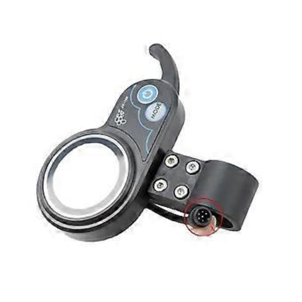 -168 Elektrisk Scooter Instrumentbräda Mätare 36v 48v Justerbar+brytare 6pin Gasreglage Tillbehör För El