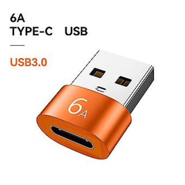1 st 6a Typ C Till Usb 3.0 Otg Adapter Usb C Hona Till Usb Konverter För ,