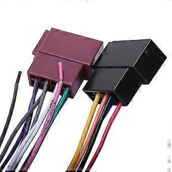 16-pin bilstereo radio ledningsnet til radio afspilningsstik auto adapter ledningsnet stik Sksy16-21 + Iso
