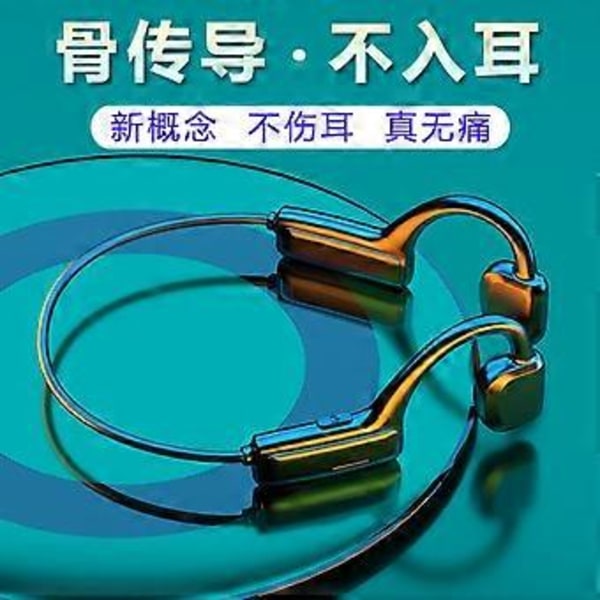 Räjähtävät Bone Conduction G1G2 Bluetooth -kuulokkeet 5.0 Kannettavat urheiluvedenpitävät langattomat nappikuulokkeet G1 klassinen musta
