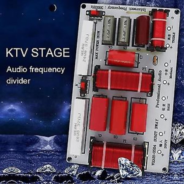 3 Højttaler Delefiltre, 350w 3-vejs 3 Højttaler Enhed Hifi Hjemmehøjttalere Audio Frekvensdeler Delefilter