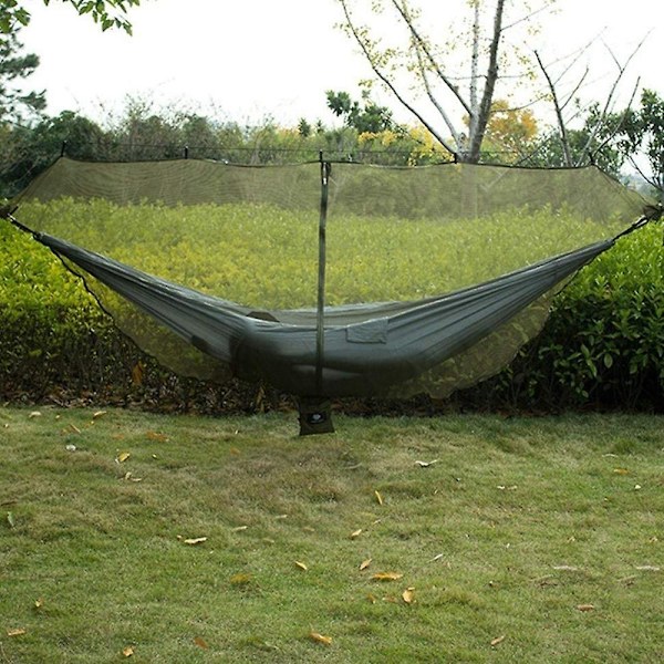 Hängmattsmyggnät Separerad Myggnät Hängmatta Camping Myggnät, Polyester Nät För 360 Graders Skydd