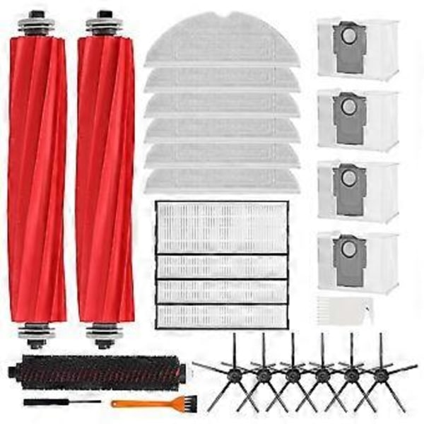 For S7, S7+, S7 MaxV, S7 MaxV Plus, S7 MaxV Ultra, T7, T7S, T7S Plus Hovedsidebørste Hepa-filtre Reservedeler