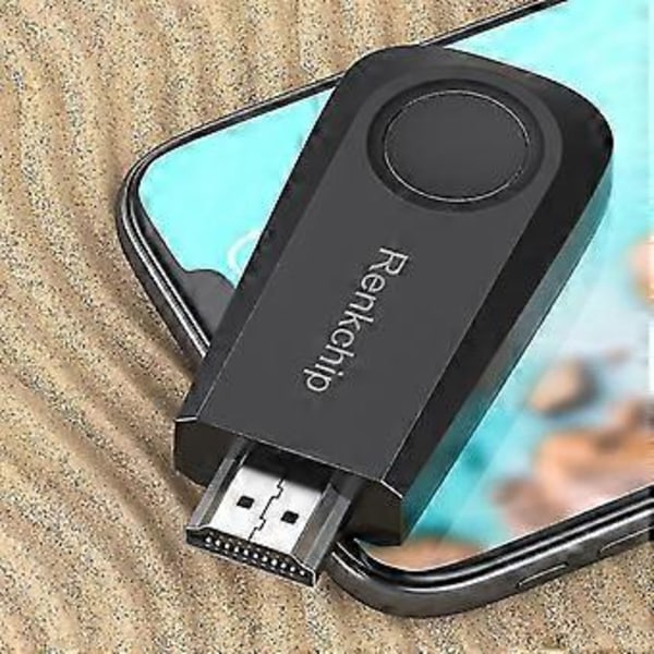HDMI langaton näyttöadapteri, Wifi 1080p mobiilinäytön vastaanotin iOS Androidille TV-projektoriin, tukee Miracastia