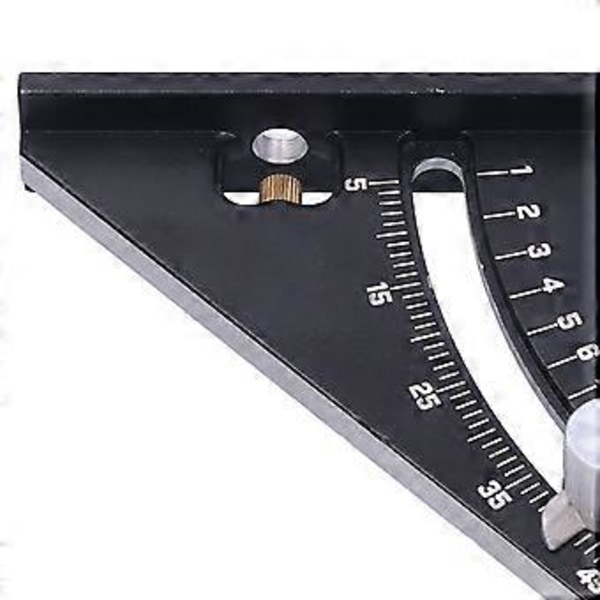 Sammenklappelig Trekant Firkant Justerbar Positionerings Goniometer Lineal Træbearbejdning Skrive Layout Værktøj