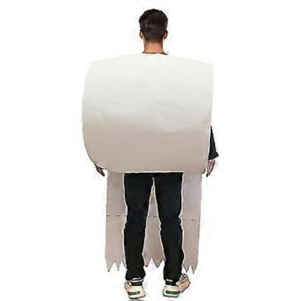 Gigantisk Toalettpapirrull Voksen Halloween Kostyme | Morsomt Kostyme For Menn & Kvinner | Stor Rull med Toalettpapirkostyme | One Size Passer De Fleste Voksne