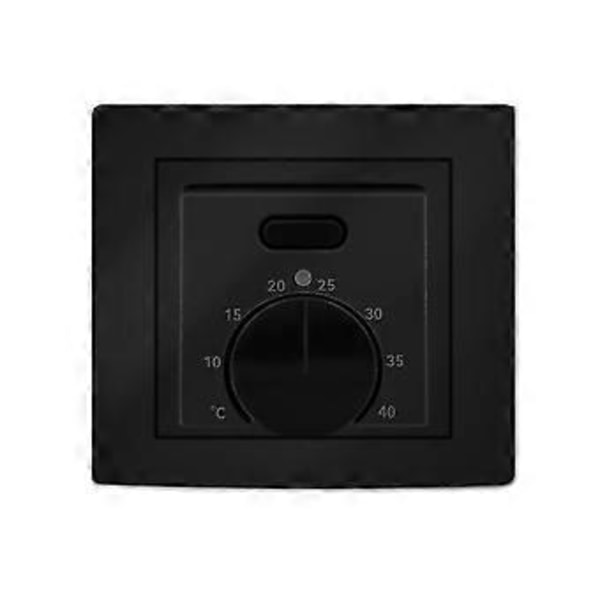 MK05 Rumstermostat Golvvärme Rumstermostat 220V 16A Temperaturregulator för Golvvärmesystem Svart
