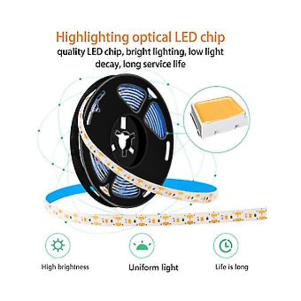 LED-kasvivalo 5 V:n matalajännitteisellä spektrinauhalla Flower Ling V