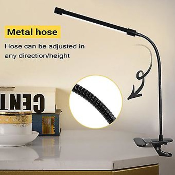 8W LED-kiinnityslamppu, 3 tilaa, 2 m kaapeli, 10 S