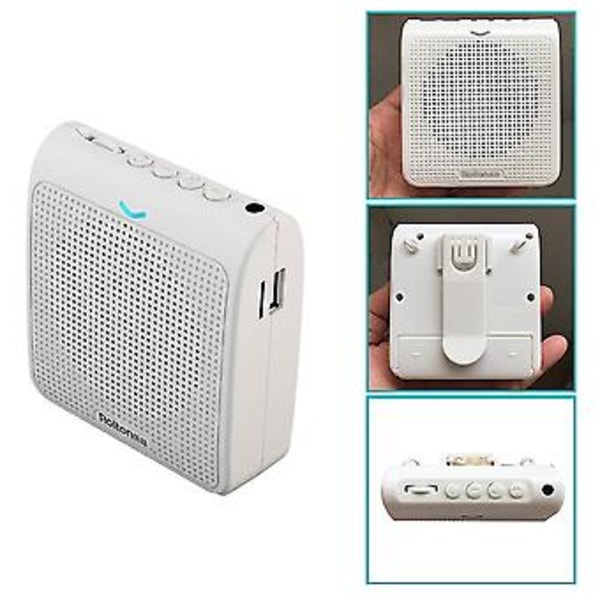 Rolton Kannettava Mikrofoni Äänenvahvistin Pieni Usb Tf Radio Opettajalle ()