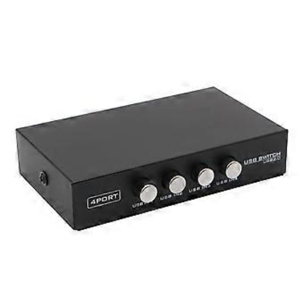 USB Switch Selector KVM Switch Adapter 4 in 1 Out PC USB Delningsenheter för PC Skanner Skrivare