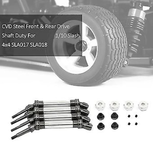 Stål Cvd Drivaksel Kraftig For 1/10 Slash Vxl Stampede 4x 4 Vxl Bil S, lilla