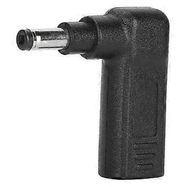 4.8x1.7mm Typ‑C Hona till DC Hane Adapter Portabel Förlängning Vinkel Typ‑C till DC Adapter för Typ-C Datakabel