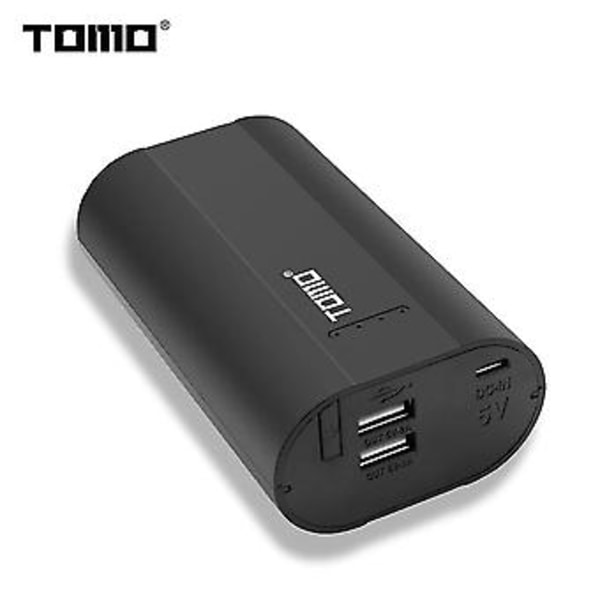 A2 Power Bank 2 X 26650 Litiumbatteri LCD-skärm - USB-ingång Dubbel Utgång DIY Smart Portab