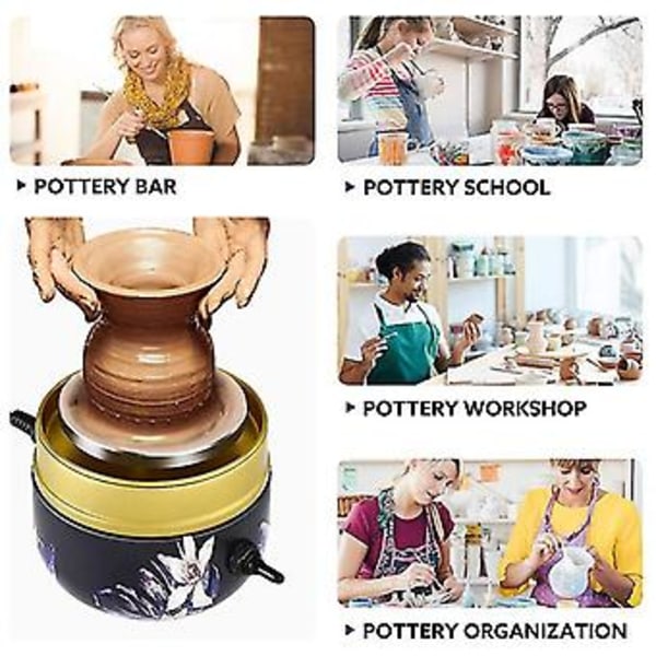 Mini Py Hjul, S Elektrisk Py Formning Med Bakke Til Diy Keramik, e