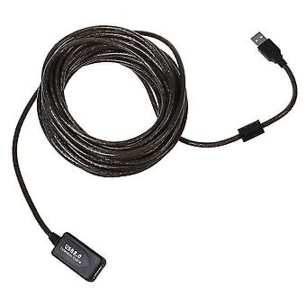 10m USB 2.0 Aktiivinen jatkojohto/toistin 480 Aktiivinen USB-jatkokaapeli