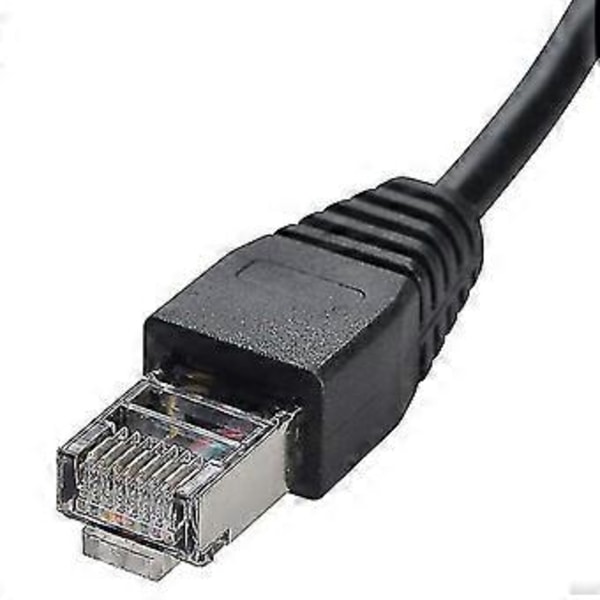 Rj45 1 Hann til 2 Hunn Ethernet Splitter Kabel Kompatibel med Super Cat5, Cat6, Cat7 Lan Ethernet