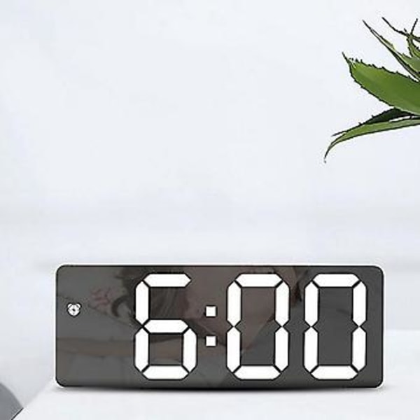Digitalt Vækkeur Seng, Led Rejse Usb Skrivebord C Med 12/24t Temperatur Snooze