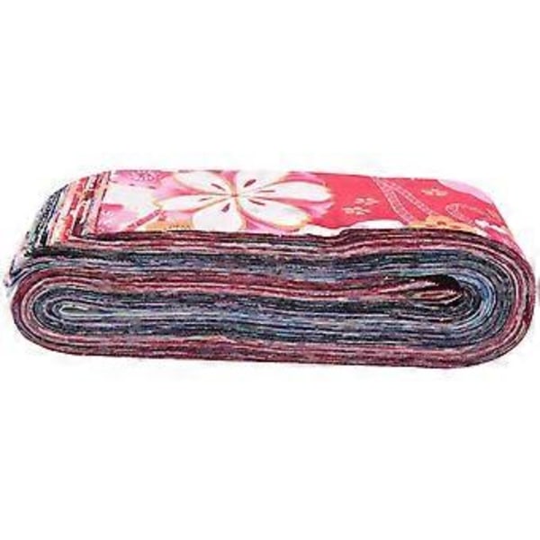 40 st Jelly Roll Bomullstyg Quiltingremsor DIY Sömnad Hantverk Tygpaket Lapptäcksartiklar 6,5X50cm