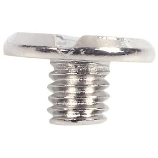 10 Sett Lærbelte 5 X 6 Mm Sølv Skruebinding