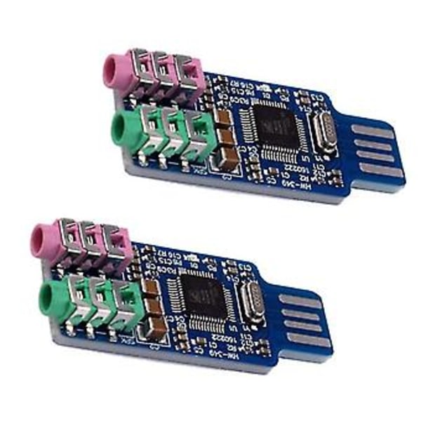 2kpl Cm108 Usb Äänimoduuli Ajuri Kannettavalle Tietokoneelle